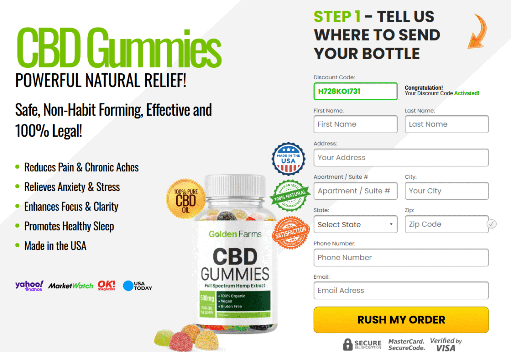 Golden Farms CBD Gummies Buy